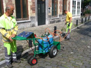 Stad Gent onkruidverdelging op propaangas